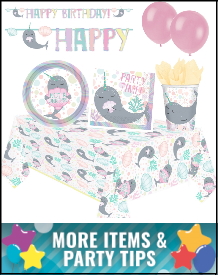 Narwhal Party Supplies, Decorations, Balloons and Ideas